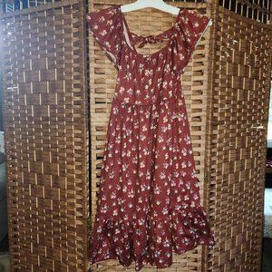 Cute 4 U Flower Dress - Girls Size 7 - New never worn with no tags